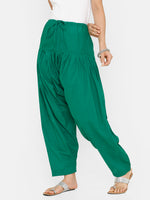 De Moza Women's Salwar Pants Green