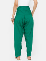 De Moza Women's Salwar Pants Green