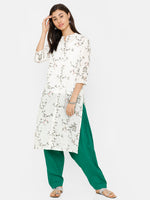 De Moza Women's Salwar Pants Green