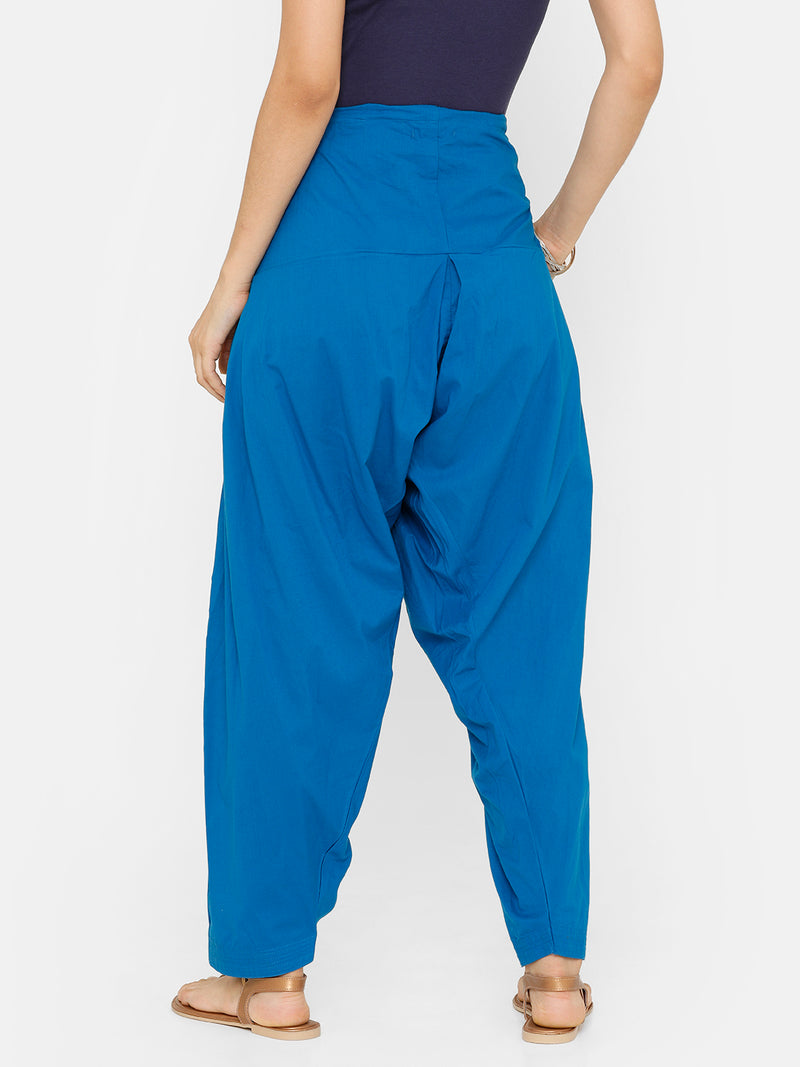 De Moza Women's Salwar Pants Light Blue