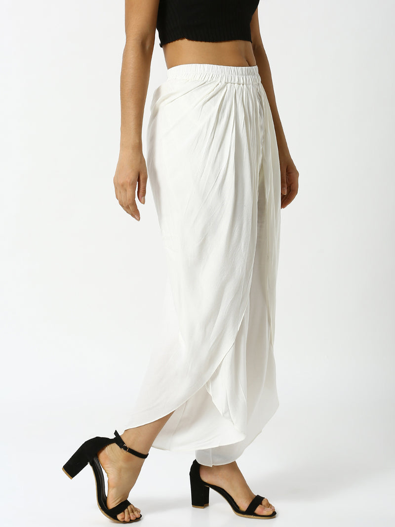 De Moza Ladies Offwhite Tulip Pant - De Moza (1858575728703)