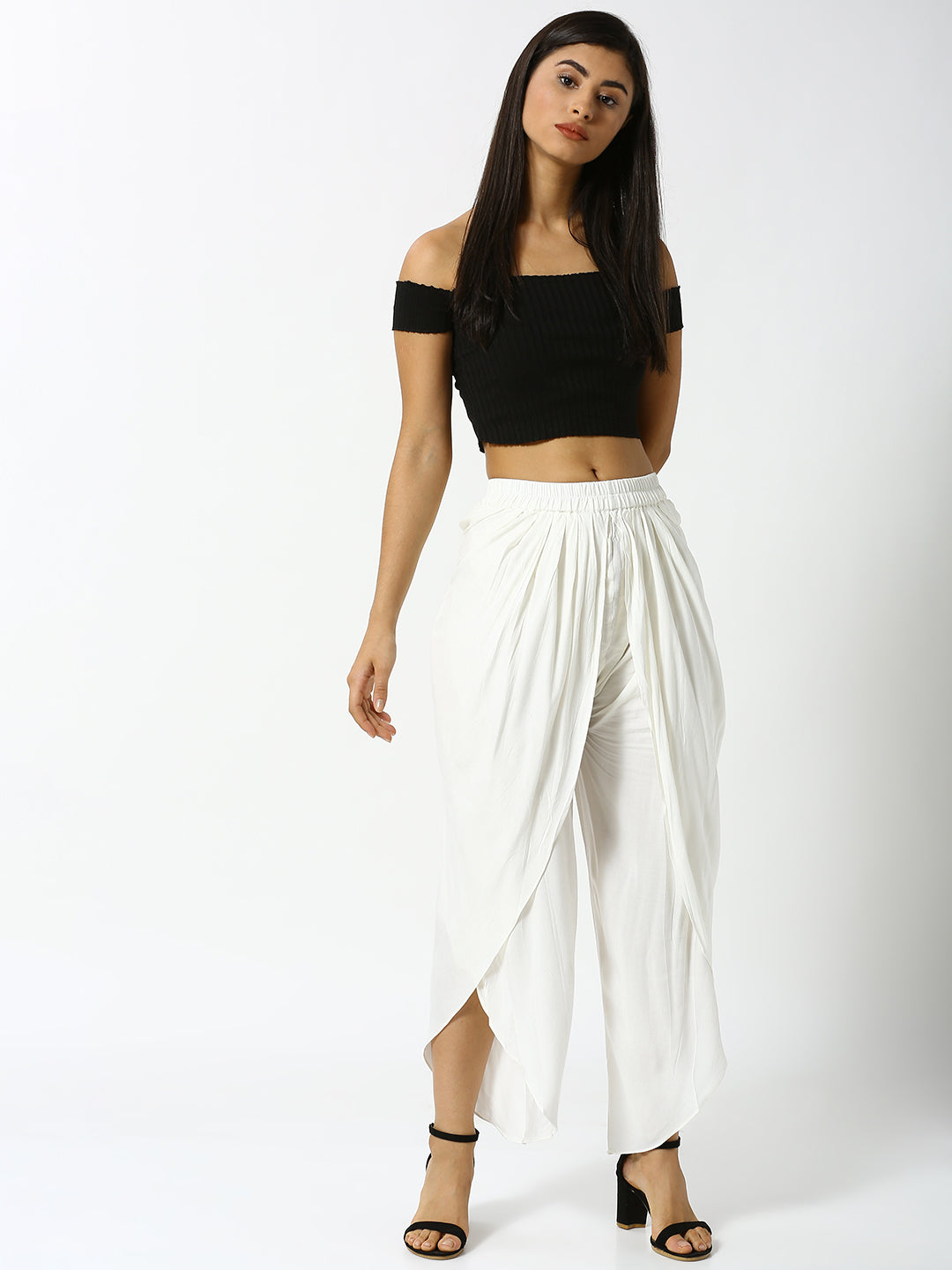 De Moza Ladies Offwhite Tulip Pant - De Moza (1858575728703)