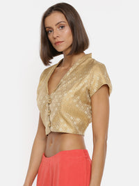 De Moza- Ladies Crop Top Gold - De Moza (1739669209151)