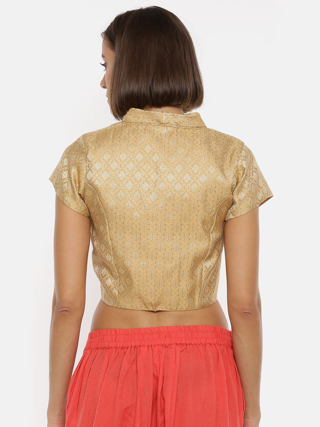 De Moza- Ladies Crop Top Gold - De Moza (1739669209151)