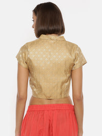 De Moza- Ladies Crop Top Gold - De Moza (1739669209151)