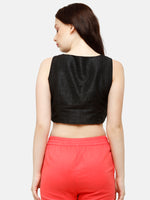 De Moza Women's Crop Top Black