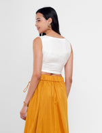 De Moza Women's Embroidery Blouse Offwhite