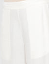 De Moza Women’s Printed Palazzo Offwhite