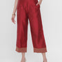 De Moza Women’s Palazzo Maroon