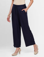 De Moza Ladies Palazzo Navy