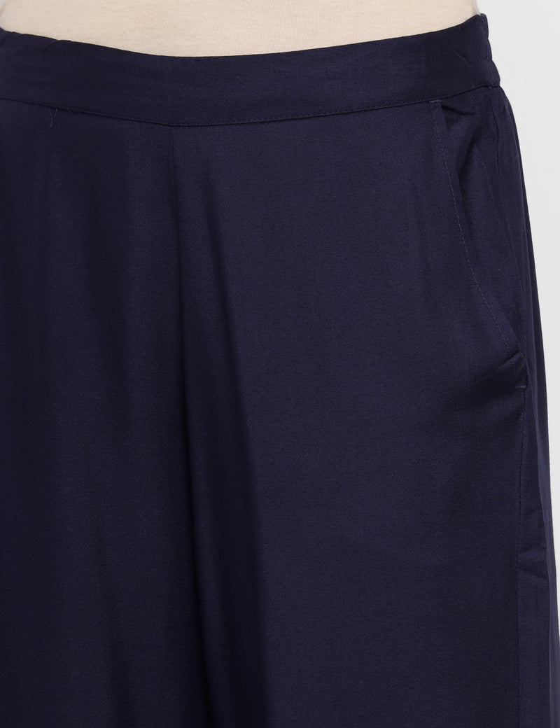 De Moza Ladies Palazzo Navy