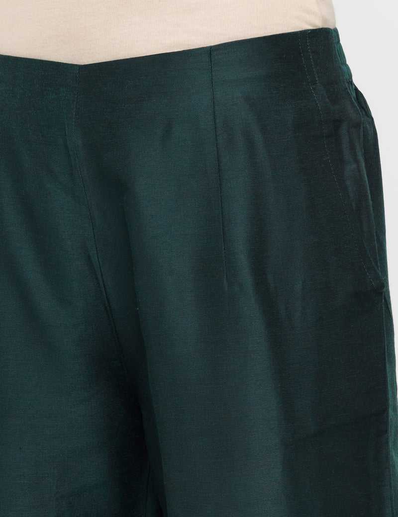 De Moza Women’s Palazzo Bottle Green