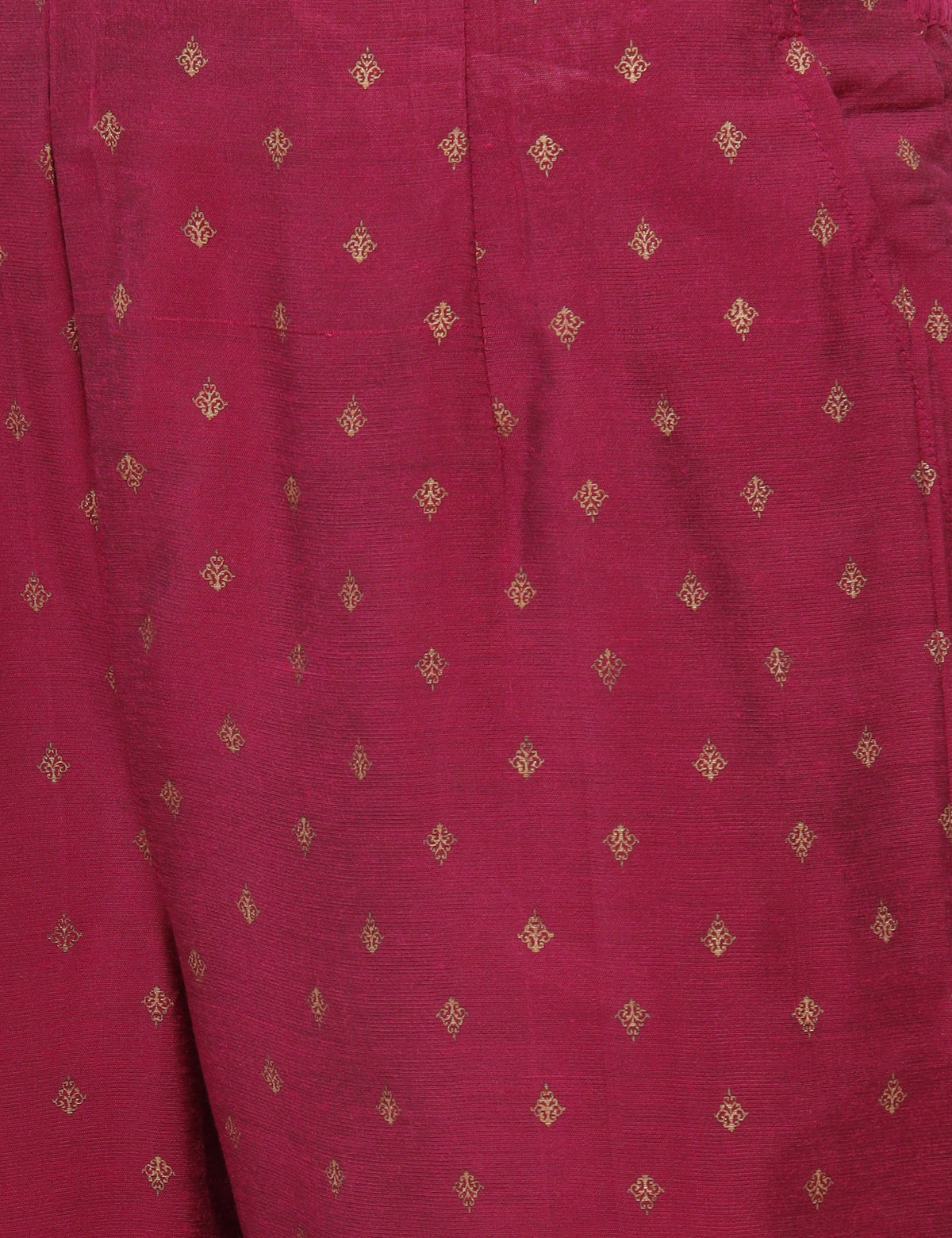 De Moza Ladies Printed Straight Pant Wine