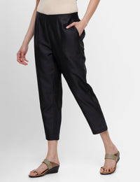 De Moza Ladies Straight Pant Black