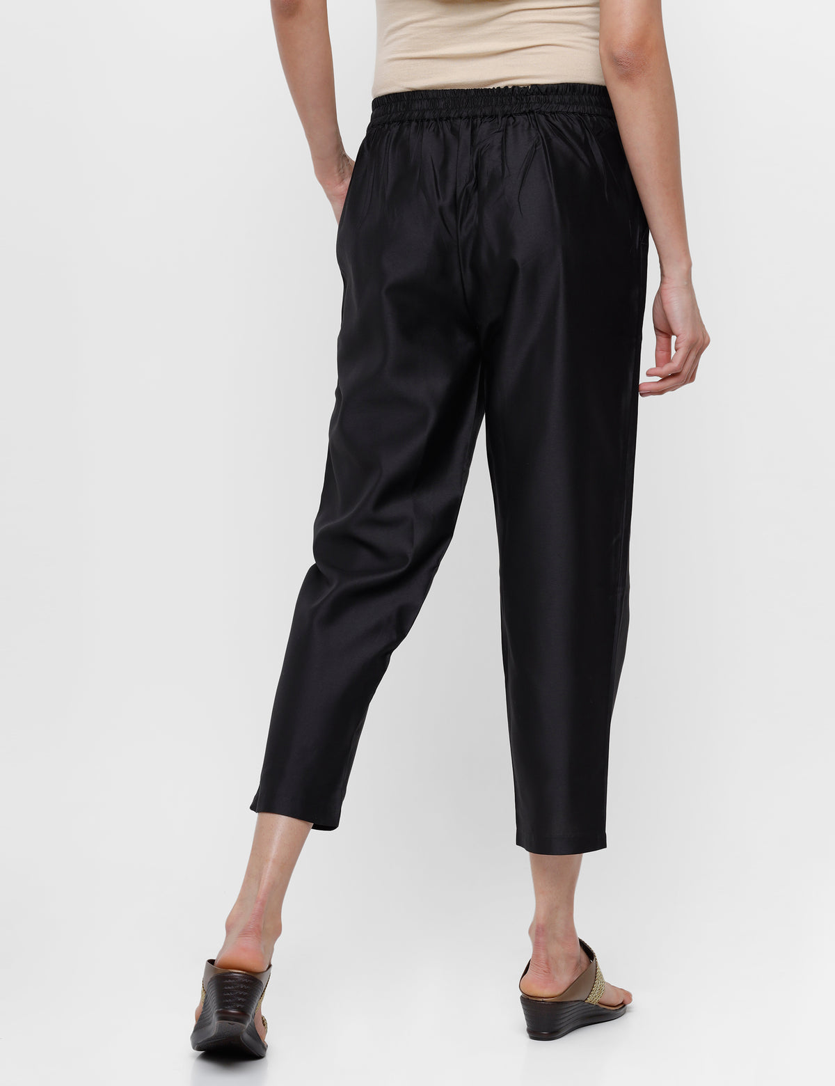 De Moza Ladies Straight Pant Black