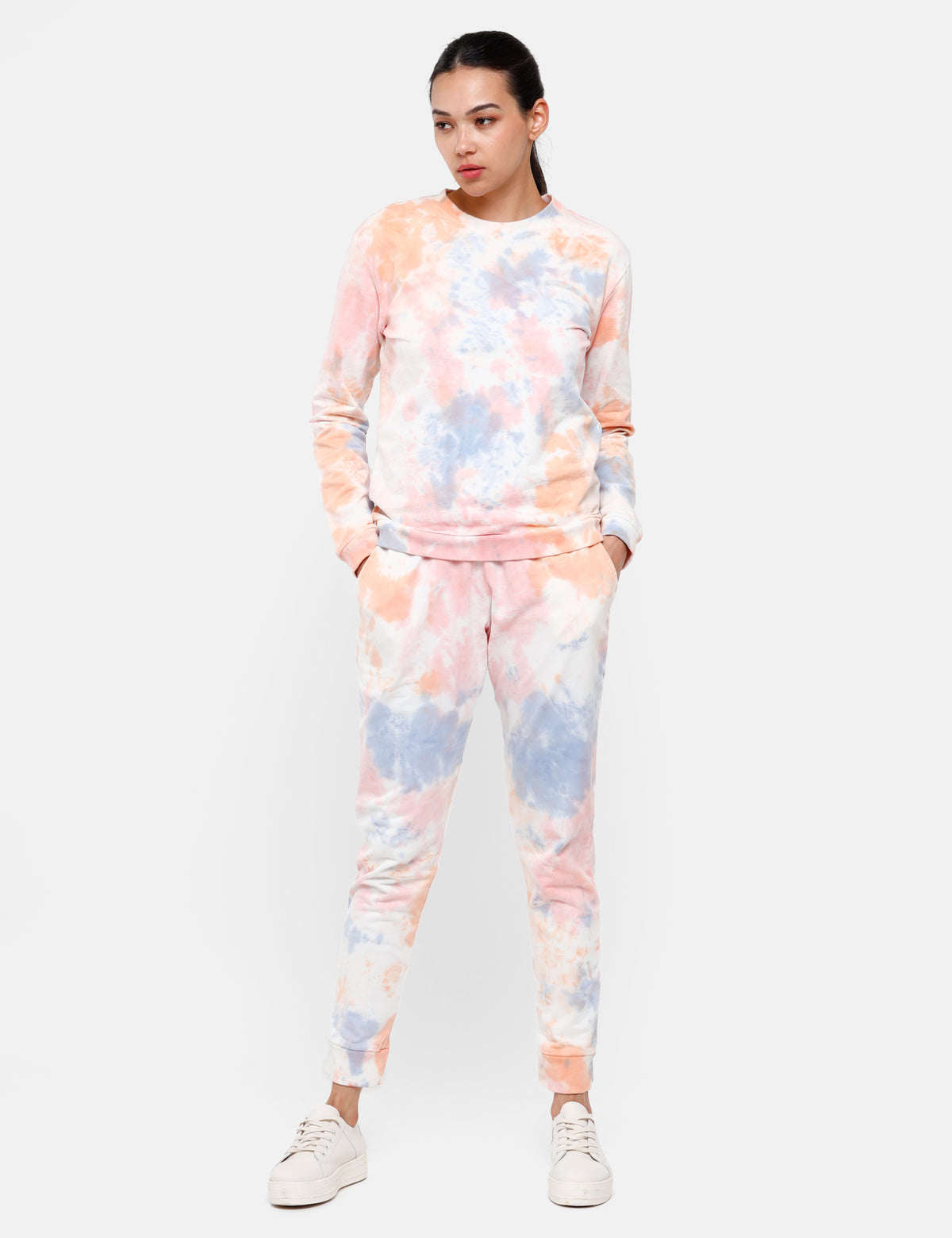 De Moza Ladies Sweatshirt Peach