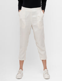 De Moza Ladies Straight Pant Beige