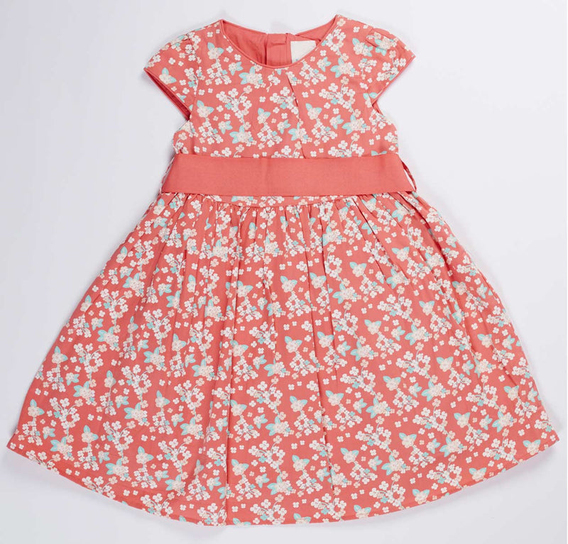 De Moza- Girls Fit & Flare Pink Dress - De Moza (8638459715)