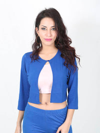 De Moza Ladies Short Shrug Cobalt - De Moza (8780292291)