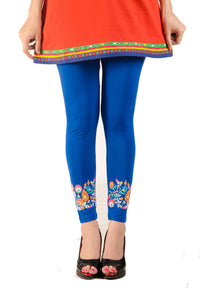 De Moza-Ladies Ankle Length Leggings Cobalt - De Moza (7713716227)