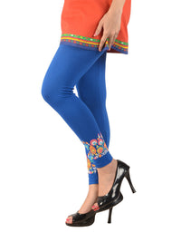 De Moza-Ladies Ankle Length Leggings Cobalt - De Moza (7713716227)