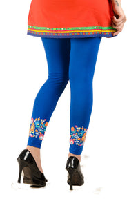 De Moza-Ladies Ankle Length Leggings Cobalt - De Moza (7713716227)
