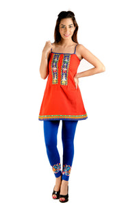 De Moza-Ladies Ankle Length Leggings Cobalt - De Moza (7713716227)