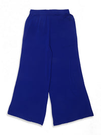 De Moza Young - Girls Large Palazzo Solid Viscose Lycra Royal Blue - De Moza (4465228415039)