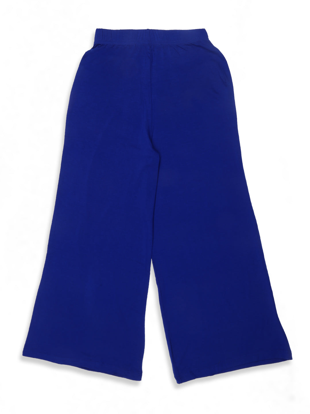 De Moza Young - Girls Large Palazzo Solid Viscose Lycra Royal Blue - De Moza (4465228415039)