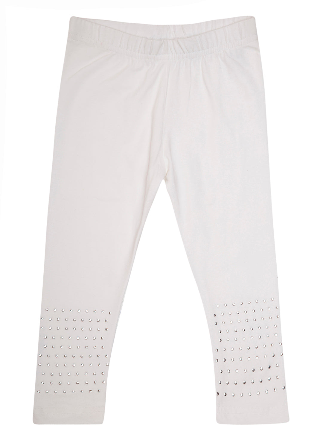 Kids – Girls 3/4Th Leggings White